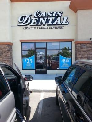 Front of oasis Drntal Care The bedt dental office  I have  ever been too  they really care about you as a individual