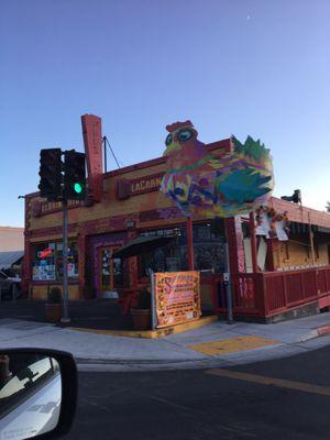 Loving the public art.  Check out the big colorful chicken sculpture! On the weekends, the market grills up amazing chicken.