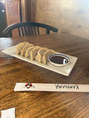 chicken gyoza