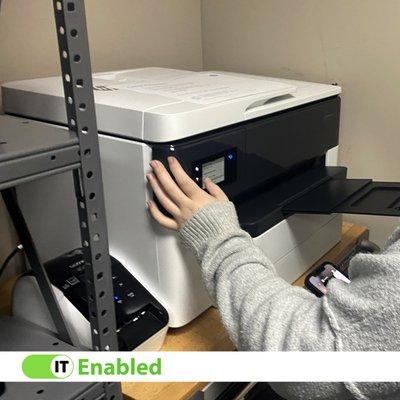 IT Enabled provides printer and tech support for our managed IT services customers.