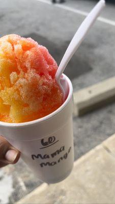 Mango and Bahama Mama (Bahama Mama was bomb, can't taste the mango) Large $4.