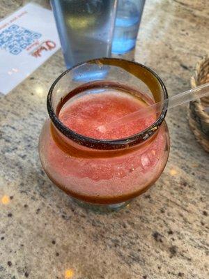 blended strawberry margarita