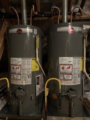 Water heater install