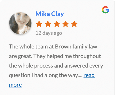 Mika Clay's 5 Star Google Review