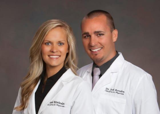 Dr. Sarah Morter Rowden and Dr. Josh Rowden, owners