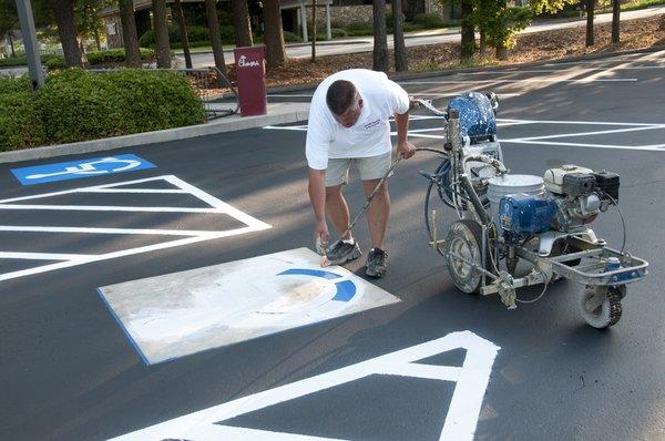 5 Star Parking Lot Striping Company, Texas Blacktop Service - (903) 265-8080