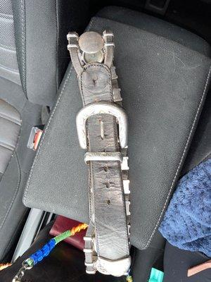 beautifully restored belt