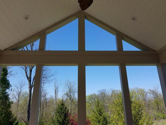 Porch overbuild installed in the Greater Cincinnati Area