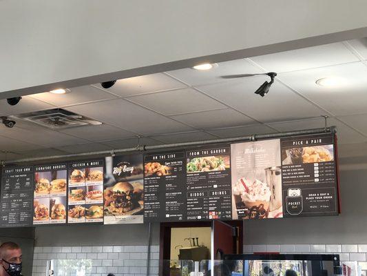 Menu board