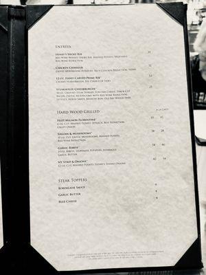 12.24.23 Entrees menu