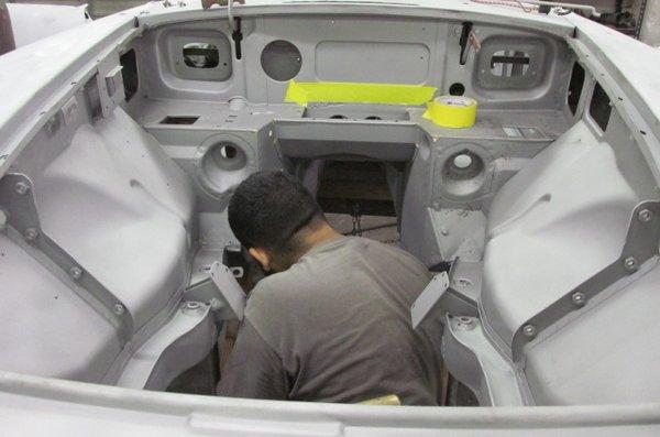 Engine Bay Paint Prep on 1965 MGB ~ Metal to Paint