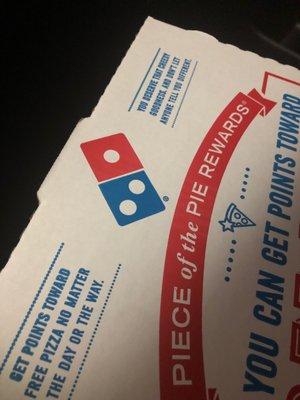 Domino's pizza box