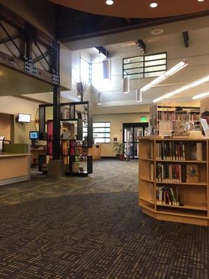 The entry of the library looking towards the exit