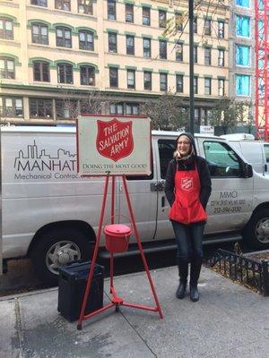 The Holidays would not be the same without Salvation Army! 11/15/17