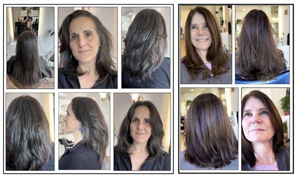 love doing make- over haircuts to create a new look for a new mood.