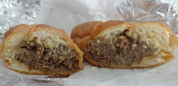 Steak & cheese grinder, at Citgo in New Hartford, CT.