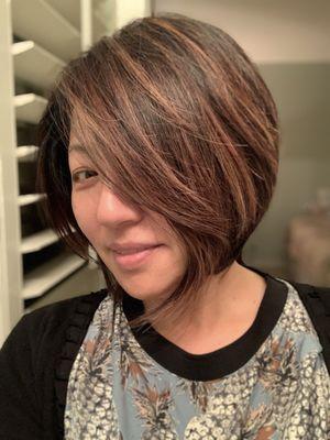 Short Bob with highlights