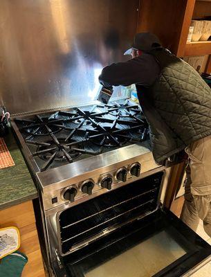 Oven repair