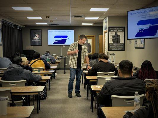 Getting certified to be able to be a responsibly armed citizen with an Illinois Concealed Carry license.