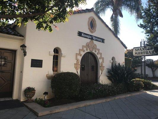 The historic Castro Street mortuary in Mountain View.