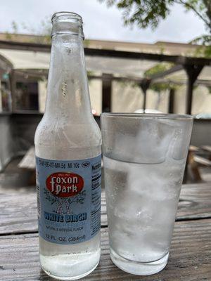 Foxon Park - White Birch soda from New Haven CT