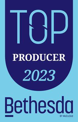 Another year listed as one of Bethesda Magazine's Top Producers!