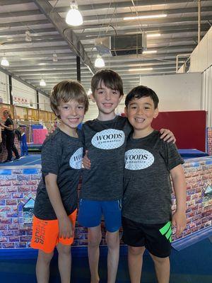 Boys Gymnastics class