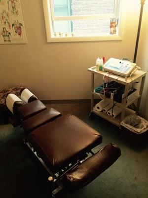 One of our relaxing treatment rooms