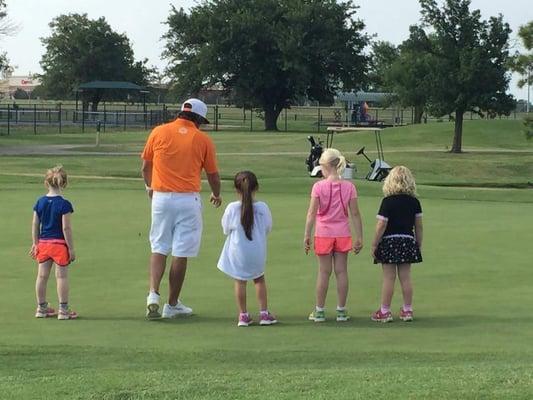 SNAG Junior Golf Class in Action.