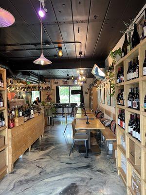 Wine bar and coffee shop