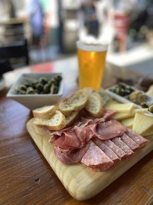 Warm olives and charcuterie!