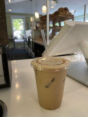 Iced lavender latte!