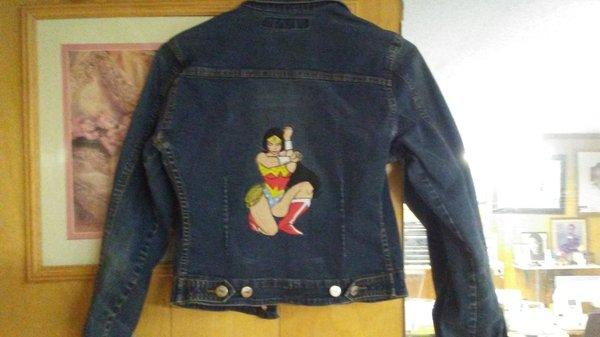 Jean jacket I embroidered