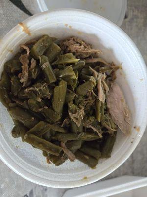 Green beans with pork