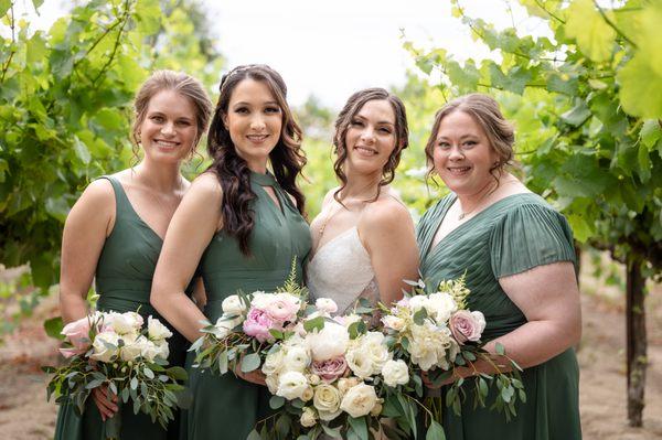 My bridesmaids and I were so thrilled with how well Yenisei took care of us