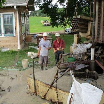 Jake & BJ House well drilling in Rockford, MN (Jake's first well!)