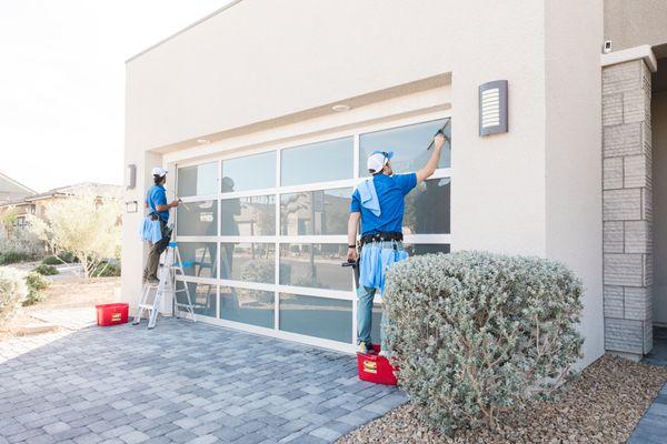 Garage Window Cleaning