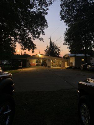 Late night at MasterTech Auto Repair.