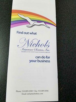 Nichols insurance was founded in 1943 and has over 60 years of experience with commercial and personal insurance.