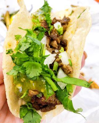 Steak taco