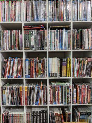 Graphic novels, magazines, manga