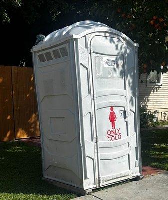 Placed porta potty at the wrong property, on my lawn. Refuse to return calls or remove it.