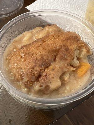 Peach cobbler