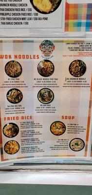 Wok Noodle // Fried Rice // Soup Menu