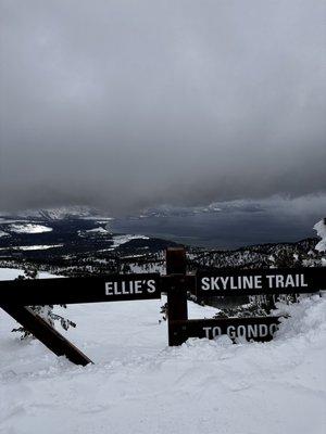 Historic snow fall of 2023. Most signs were buried in snow!!