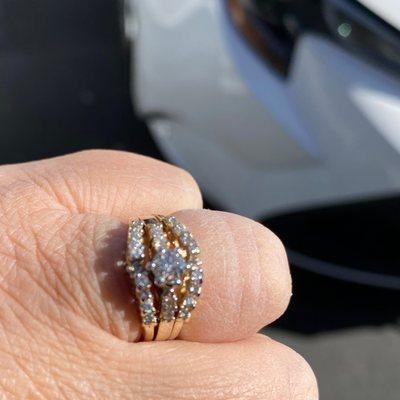 Jewelry repair on a 34 year old wedding ring