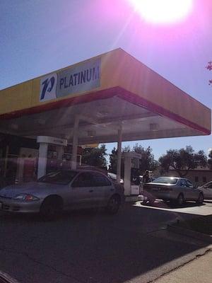 The gas station formerly known as Platinum...