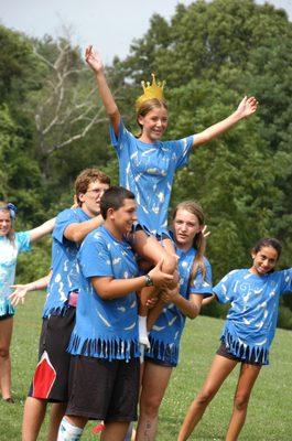 Blue Gold Day at camp is the most amped day