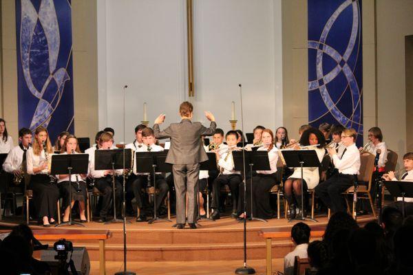 Contra Costa Christian Middle School has an excellent music program.