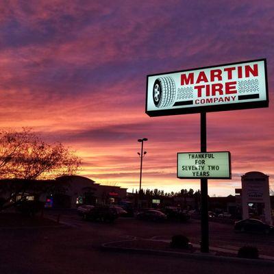 Martin Tire Company thankful for 70 plus years